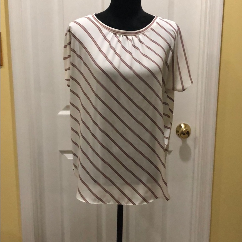 Loft flutter sleeve top